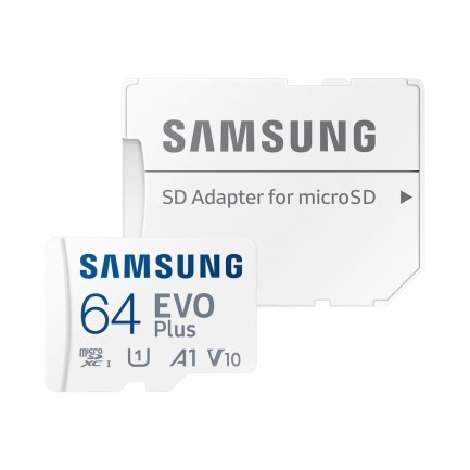 Samsung EVO Plus 64 GB Drone & Aksiyon Kamera & Araç İçi Kamera İçin Yüksek Hızlı Hafıza Kartı - Thumbnail