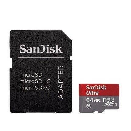 SanDisk Ultra microSDXC UHS-I Card with Adapter