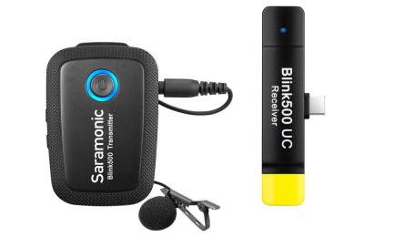 SARAMONIC BLINK 500 B5 USB Type-C Kablosuz Yaka Mikrofon (TX+RXUC) - Thumbnail