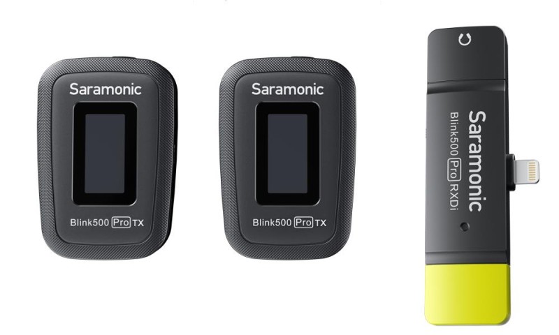 Saramonic Blink 500 PRO B4 iOS Kablosuz Yaka Mikrofon 2 Kişilik (TX+TX+RXDİ)