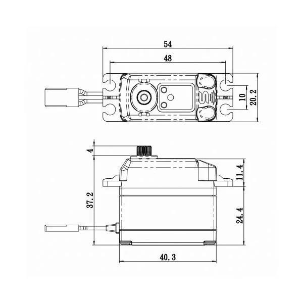 Savox SC1268SGP Digital Servo Coreless Motor with Soft Start High Voltage Çelik Dişli Savox SC1268SGP Digital Servo Coreless Motor with Soft Start High Voltage Çelik Dişli