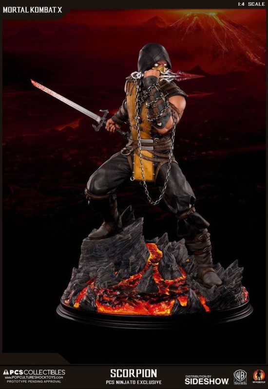 Scorpion Quarter Scale Statue