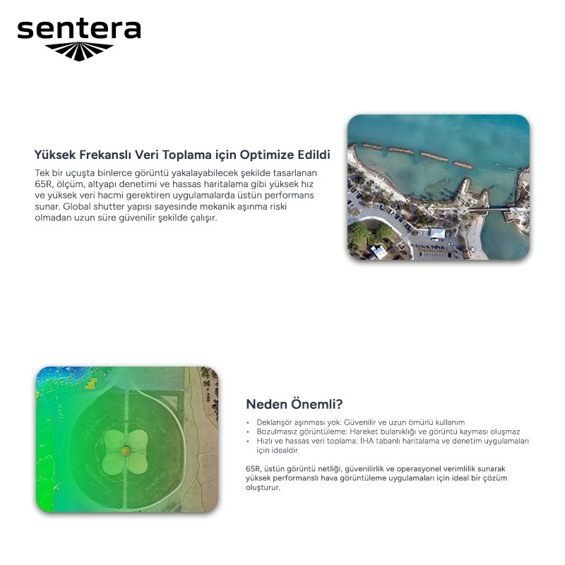 Sentera 65R Sensor Drone İçin Kamera IF800/IF1200/FREEFLY ASTRO/M400/M350/M300/CUSTOM INTEGRATION