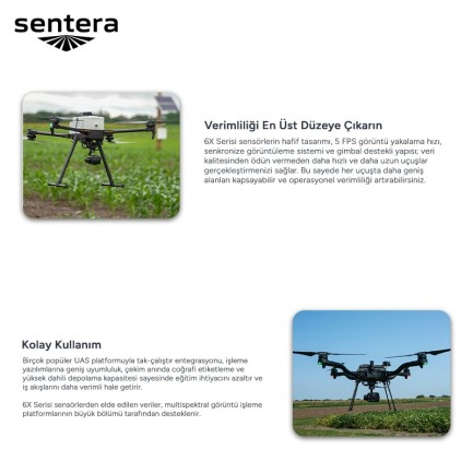 Sentera 6X Thermal Pro Sensor Drone İçin Kamera IF800/IF1200/FREEFLY ASTRO/M400/M350/M300/CUSTOM INTEGRATION - Thumbnail