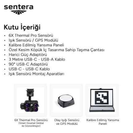 Sentera 6X Thermal Pro Sensor Drone İçin Kamera IF800/IF1200/FREEFLY ASTRO/M400/M350/M300/CUSTOM INTEGRATION - Thumbnail