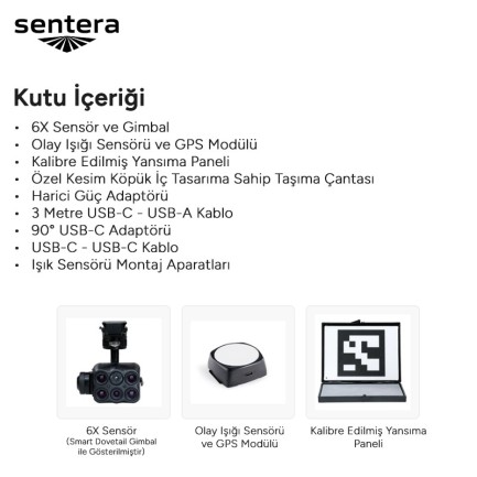 Sentera 6X Thermal Sensor Drone İçin Kamera IF800/IF1200/FREEFLY ASTRO/M400/M350/M300/CUSTOM INTEGRATION - Thumbnail