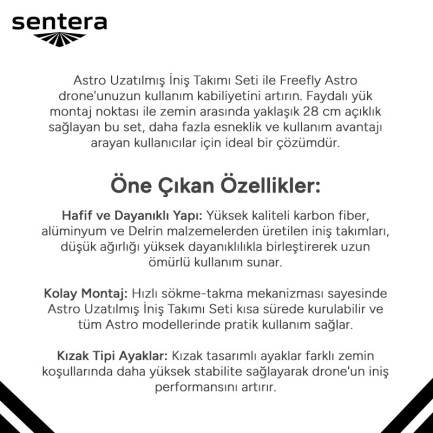 Sentera Astro Extended Landing Gear Set - Thumbnail