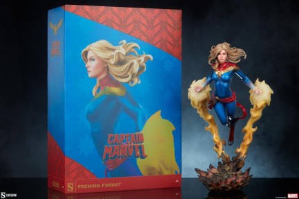 Sideshow Collectibles Captain Marvel Premium Format Figure - 300799 - Marvel Comics / Carol Danvers (ÖN SİPARİŞ) - Thumbnail