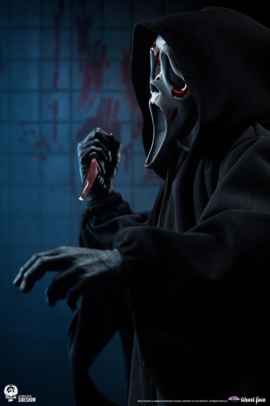Sideshow Collectibles Ghost Face Deluxe Version Quarter Scale Statue - 9120742 - Scream / Ghost Face (ÖN SİPARİŞ)