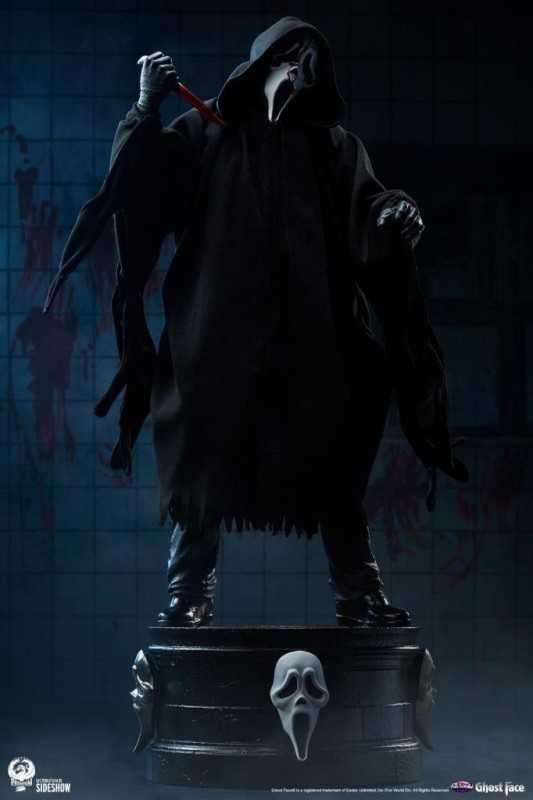 Sideshow Collectibles Ghost Face Deluxe Version Quarter Scale Statue - 9120742 - Scream / Ghost Face (ÖN SİPARİŞ)