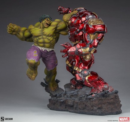 Sideshow Collectibles Hulk vs Hulkbuster Maquette 200571 / Marvel Comics / Marvel’s Jade Giant - Thumbnail