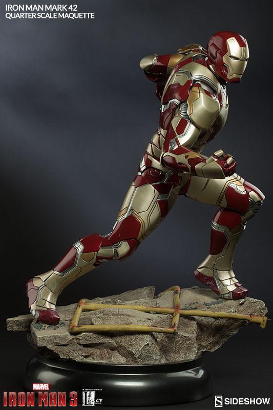 Sideshow Collectibles Ironman Mark 42 & Iron Patriot Maquette Set