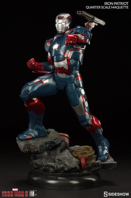 Sideshow Collectibles Ironman Mark 42 & Iron Patriot Maquette Set