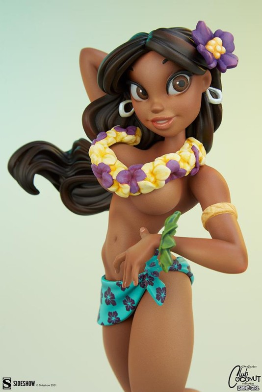 Sideshow Collectibles Island Girl Statue 300784 Chris Sanders Club Coconut Collection