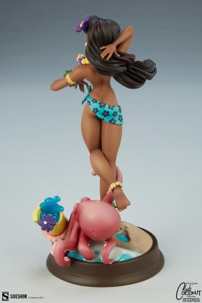 Sideshow Collectibles Island Girl Statue 300784 Chris Sanders Club Coconut Collection - Thumbnail