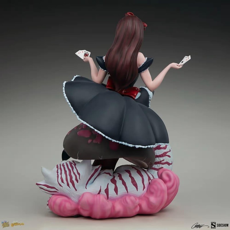 Sideshow Collectibles JSC Alice in Wonderland Game of Hearts Edition Statue - 2005062