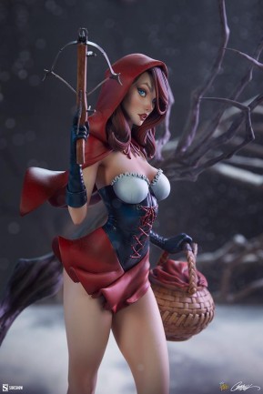 Sideshow Collectibles JSC Red Riding Hood Statue 200552 - Thumbnail