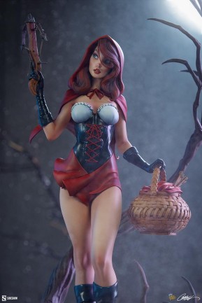 Sideshow Collectibles JSC Red Riding Hood Statue 200552 - Thumbnail