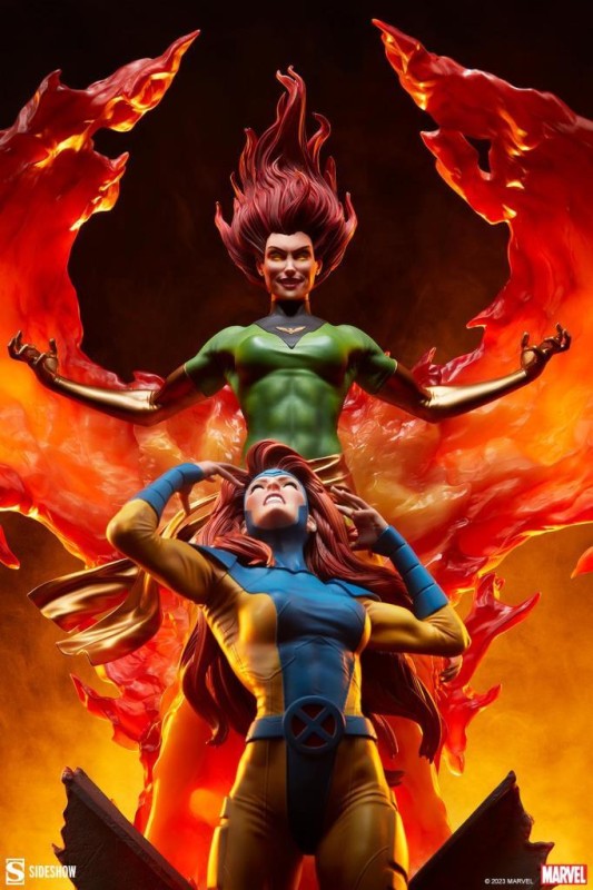 Sideshow Collectibles Phoenix and Jean Grey Maquette - 200572 - Marvel Comics / X-Men Classics