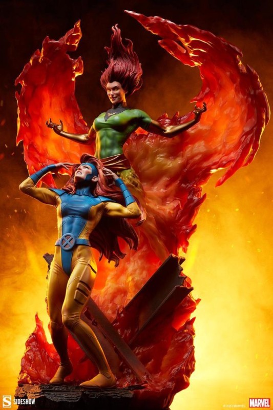 Sideshow Collectibles Phoenix and Jean Grey Maquette - 200572 - Marvel Comics / X-Men Classics
