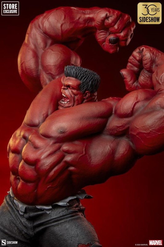 Sideshow Collectibles Red Hulk (Thunderbolt Ross) Store Exclusive Premium Format Figure 3008663 Marvel / Sideshow Hulk Collection