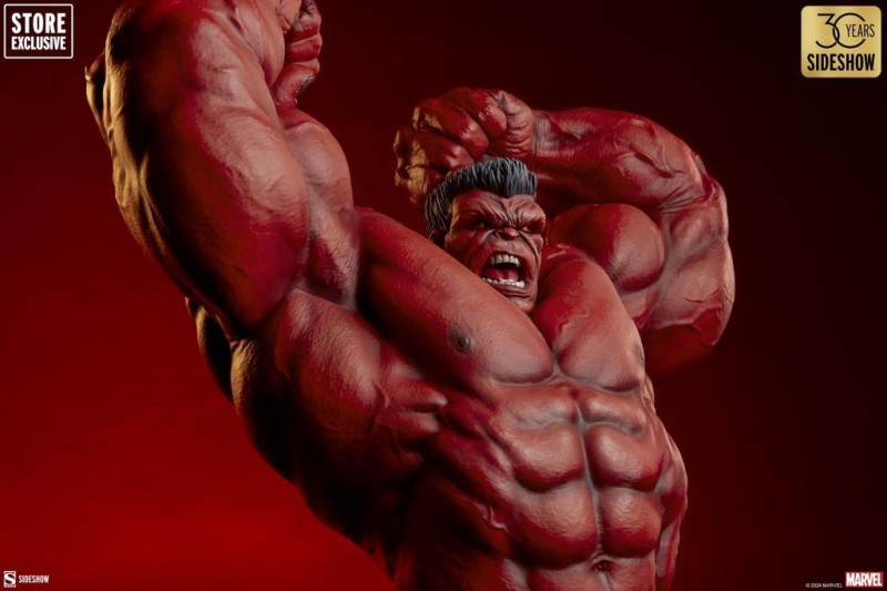 Sideshow Collectibles Red Hulk (Thunderbolt Ross) Store Exclusive Premium Format Figure 3008663 Marvel / Sideshow Hulk Collection