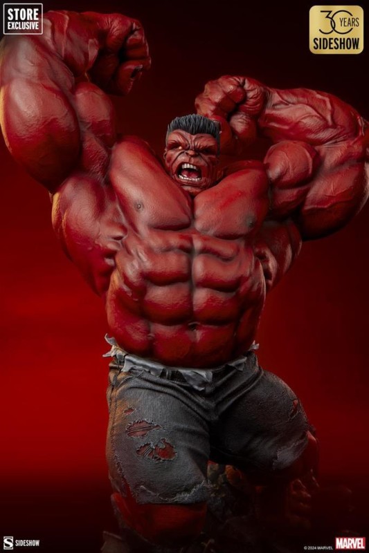 Sideshow Collectibles Red Hulk (Thunderbolt Ross) Store Exclusive Premium Format Figure 3008663 Marvel / Sideshow Hulk Collection