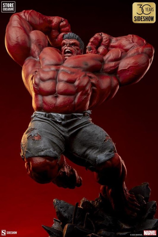 Sideshow Collectibles Red Hulk (Thunderbolt Ross) Store Exclusive Premium Format Figure 3008663 Marvel / Sideshow Hulk Collection