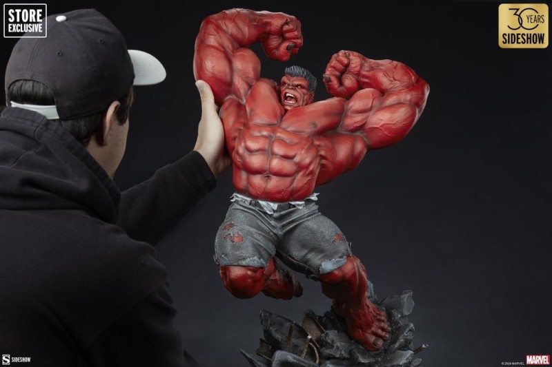 Sideshow Collectibles Red Hulk (Thunderbolt Ross) Store Exclusive Premium Format Figure 3008663 Marvel / Sideshow Hulk Collection