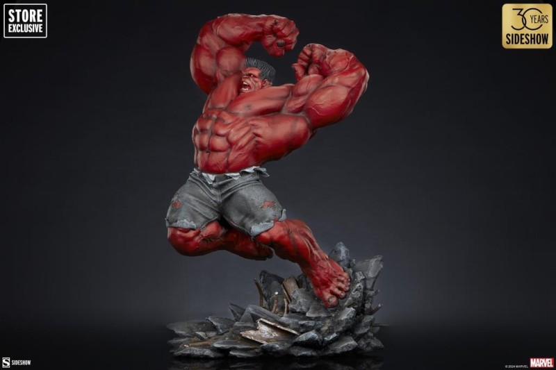 Sideshow Collectibles Red Hulk (Thunderbolt Ross) Store Exclusive Premium Format Figure 3008663 Marvel / Sideshow Hulk Collection