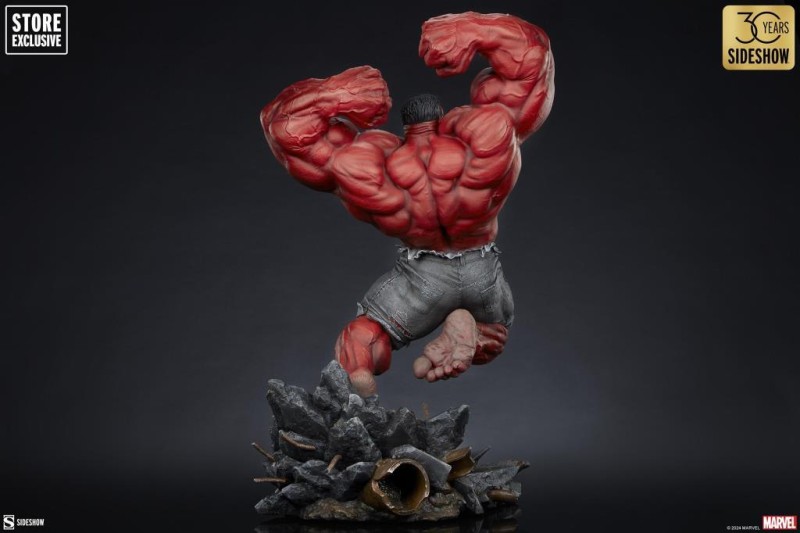 Sideshow Collectibles Red Hulk (Thunderbolt Ross) Store Exclusive Premium Format Figure 3008663 Marvel / Sideshow Hulk Collection