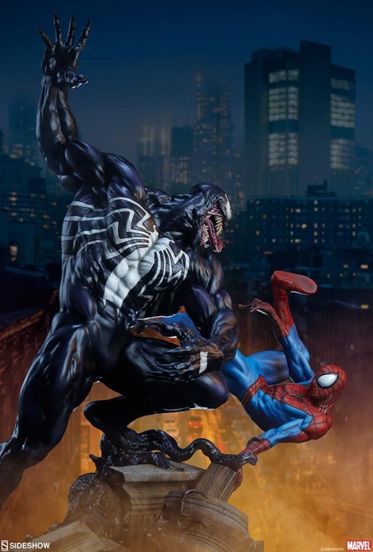 Sideshow Collectibles Spider-Man vs Venom Maquette Marvel Comics / Spiderverse