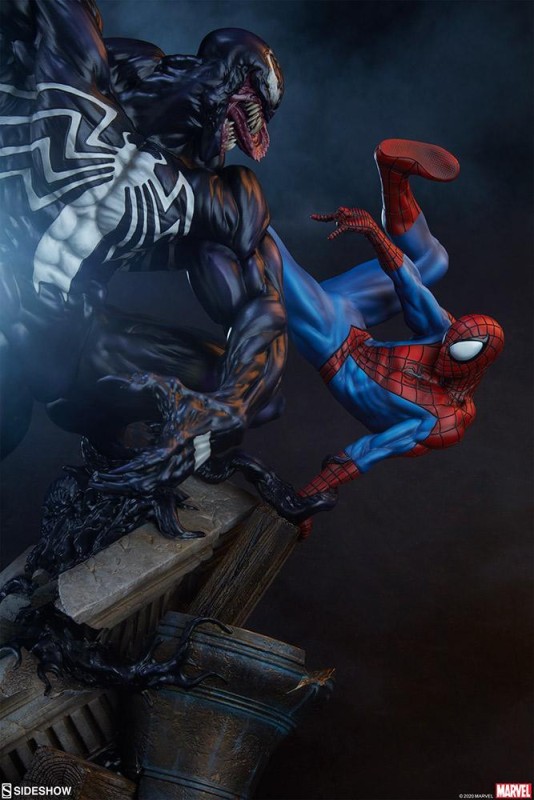 Sideshow Collectibles Spider-Man vs Venom Maquette Marvel Comics / Spiderverse