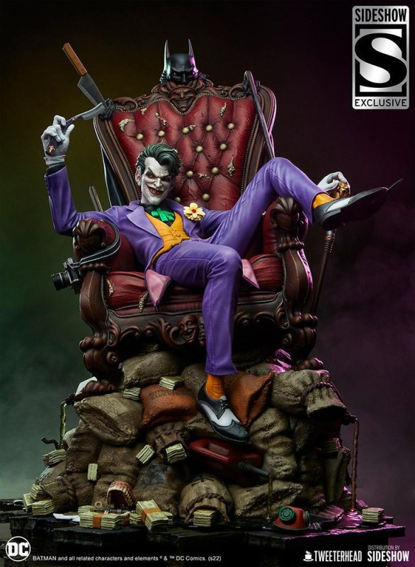 Sideshow Collectibles The Joker Quarter Scale Exclusive Maquette - 910736 - DC Comics / Tweeterhead 1:4 Series