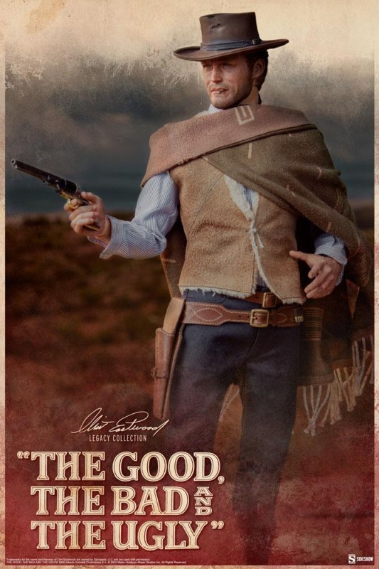 Sideshow Collectibles The Man With No Name Sixth Scale Figure - 100451 - Clint Eastwood Legacy Collection / The Good, The Bad and The Ugly