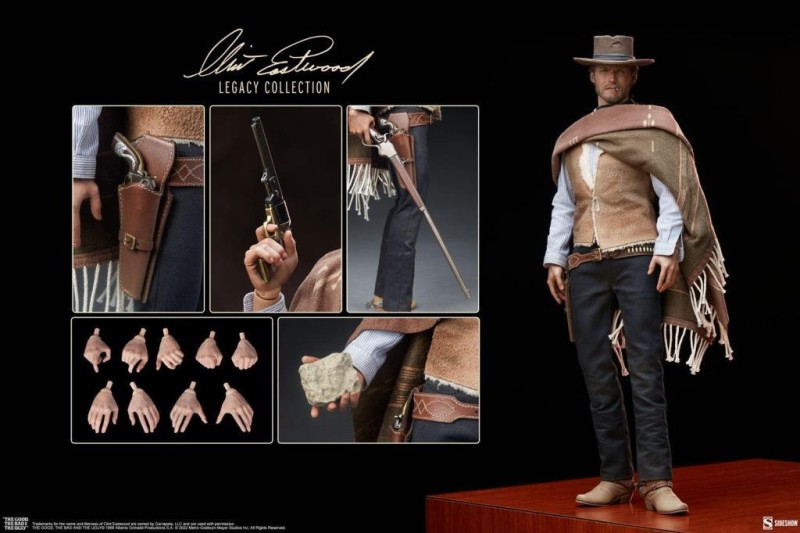 Sideshow Collectibles The Man With No Name Sixth Scale Figure - 100451 - Clint Eastwood Legacy Collection / The Good, The Bad and The Ugly