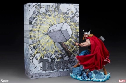 Sideshow Collectibles Thor Premium Format Figure 300767 Marvel Comics / Jotunheim Frost Giant Slayer - Thumbnail