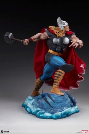 Sideshow Collectibles Thor Premium Format Figure 300767 Marvel Comics / Jotunheim Frost Giant Slayer - Thumbnail