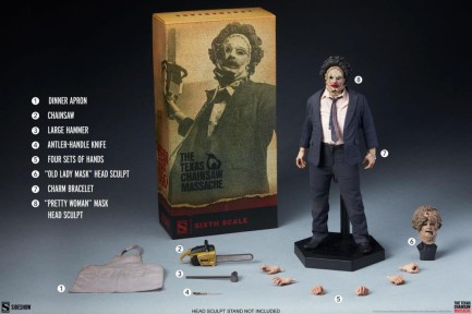 Sideshow Collectibles Leatherface Deluxe Sixth Scale Figure - 100399 - Horror Series / The Texas Chainsaw Massacre (1974) - Thumbnail
