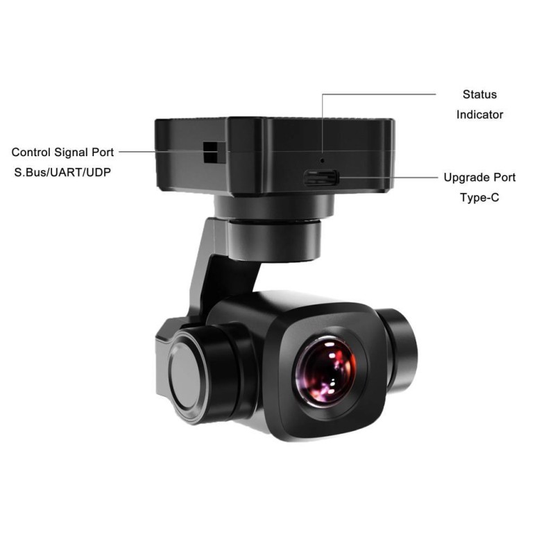 SIYI A8 mini 4K 8MP Ultra HD 6X Digital Zoom Gimbal Camera