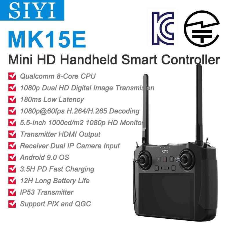 SIYI MK15E Mini HD Handheld Enterprise Smart Controller with 5.5 Inch LCD Touchscreen (Standard Combo)