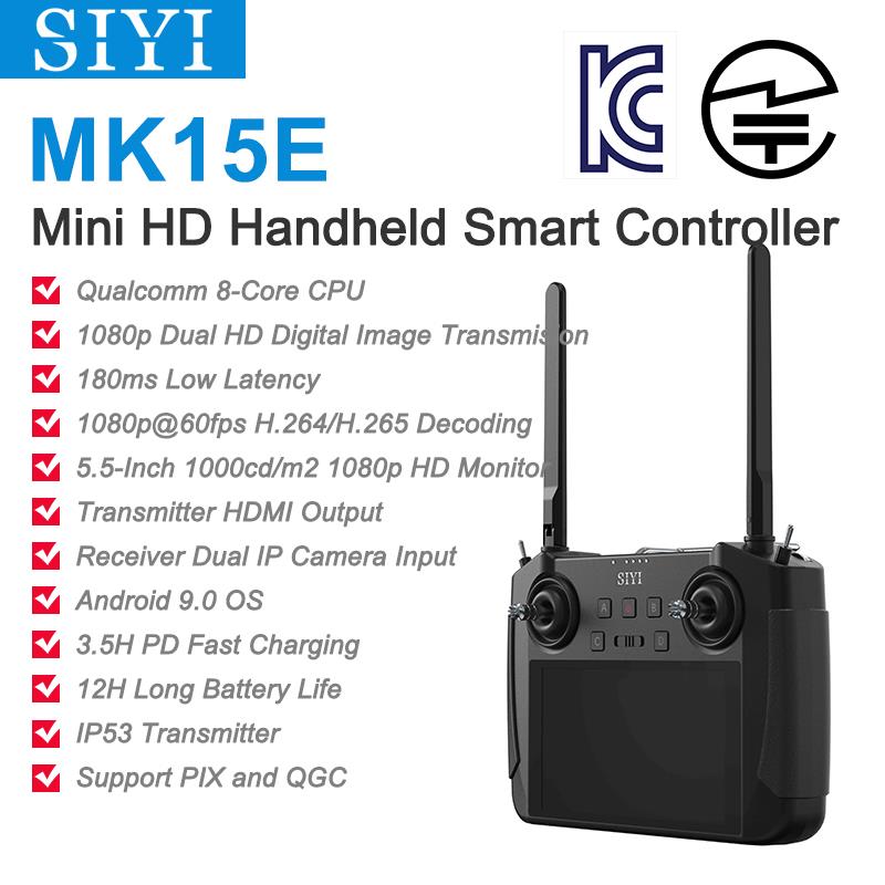 SIYI MK15E Mini HD Handheld Enterprise Smart Controller with 5.5 Inch LCD Touchscreen (Standard Combo)