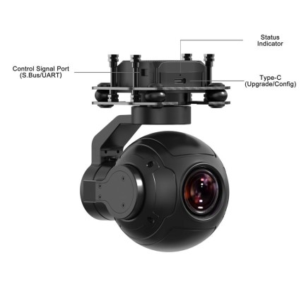 SIYI ZR10 2K 4MP QHD 30X Hybrid Zoom Gimbal Camera (ZR10 VERSION) - Thumbnail