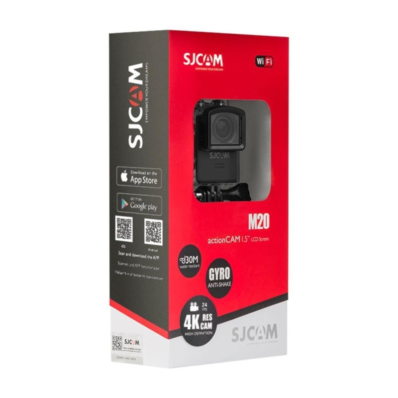 SJCAM M20 WiFi 4K Aksiyon Kamerası Siyah ( Distribütör Garantili )