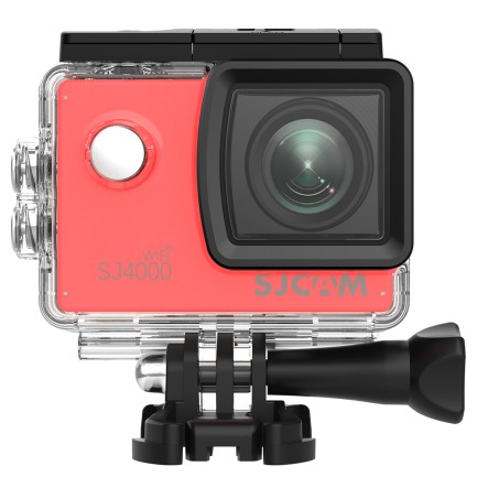 SJCAM SJ4000 Wi-Fi Full HD Aksiyon Kamerası - Kırmızı - Thumbnail