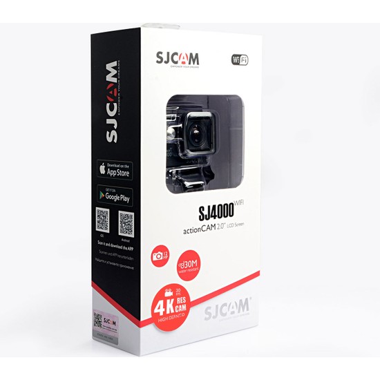 SJCAM SJ4000 Wi-Fi Full HD Aksiyon Kamerası - Kırmızı