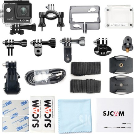 SJCAM SJ4000 Wi-Fi Full HD Aksiyon Kamerası - Kırmızı - Thumbnail