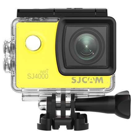 SJCAM SJ4000 Wi-Fi Full HD Aksiyon Kamerası - Sarı - Thumbnail