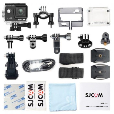 SJCAM SJ4000 WiFi Aksiyon Kamerası Siyah ( Distribütör Garantili ) - Thumbnail