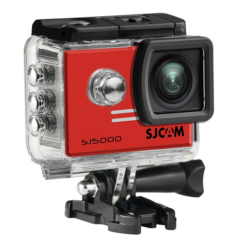 SJCAM SJ5000 Full HD Aksiyon Kamerası - Kırmızı